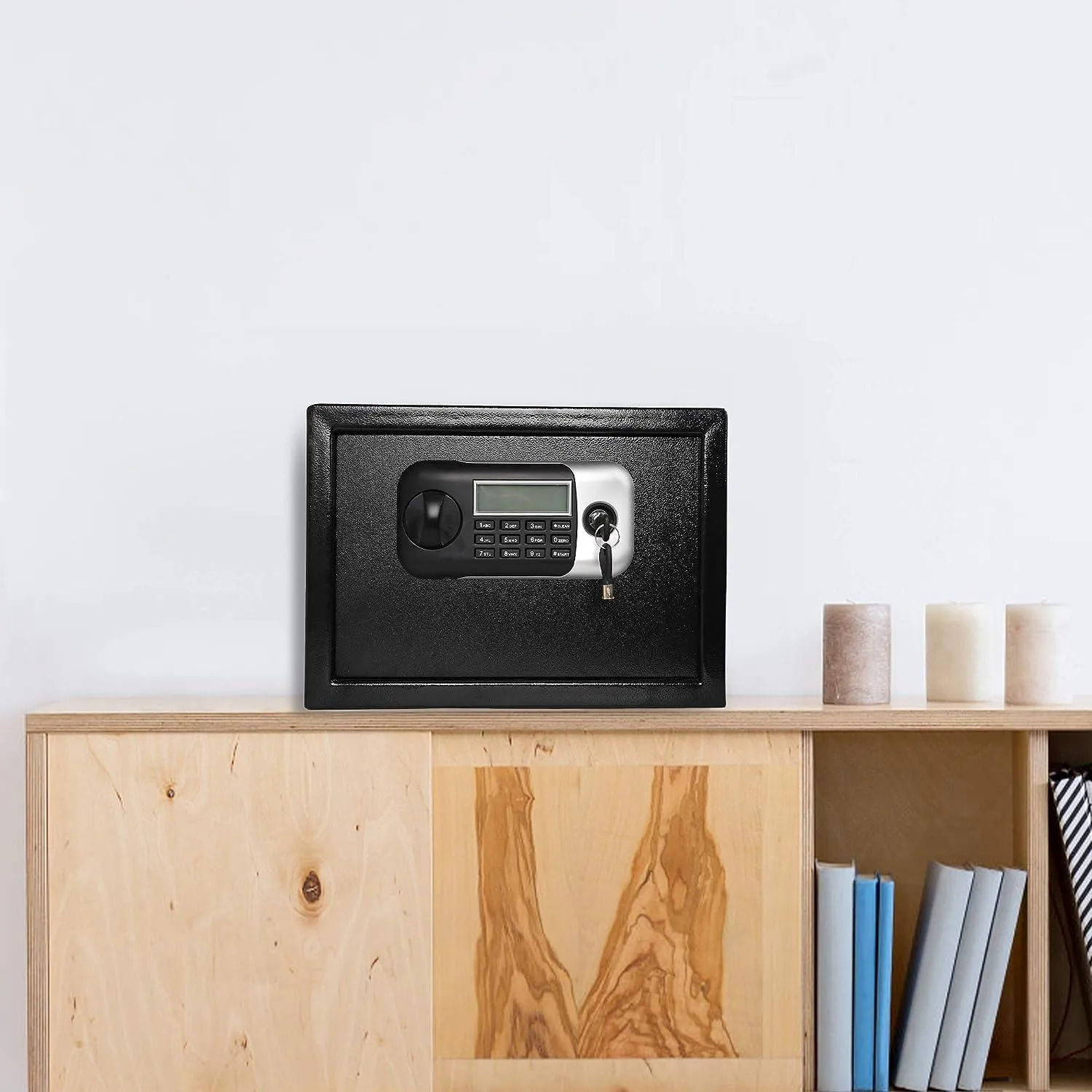0.5 Cu ft Small Home Safe Box Money Safe Wall Safe with  Alarm System