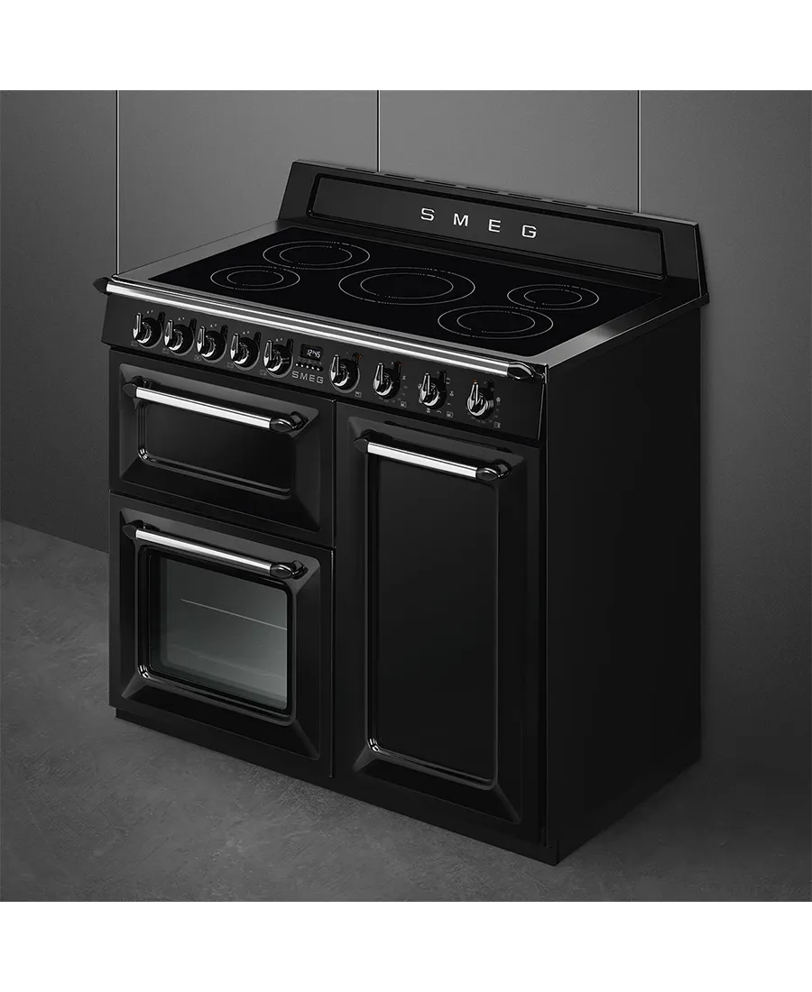 100cm Victoria Range Cooker with Induction Hob | Black