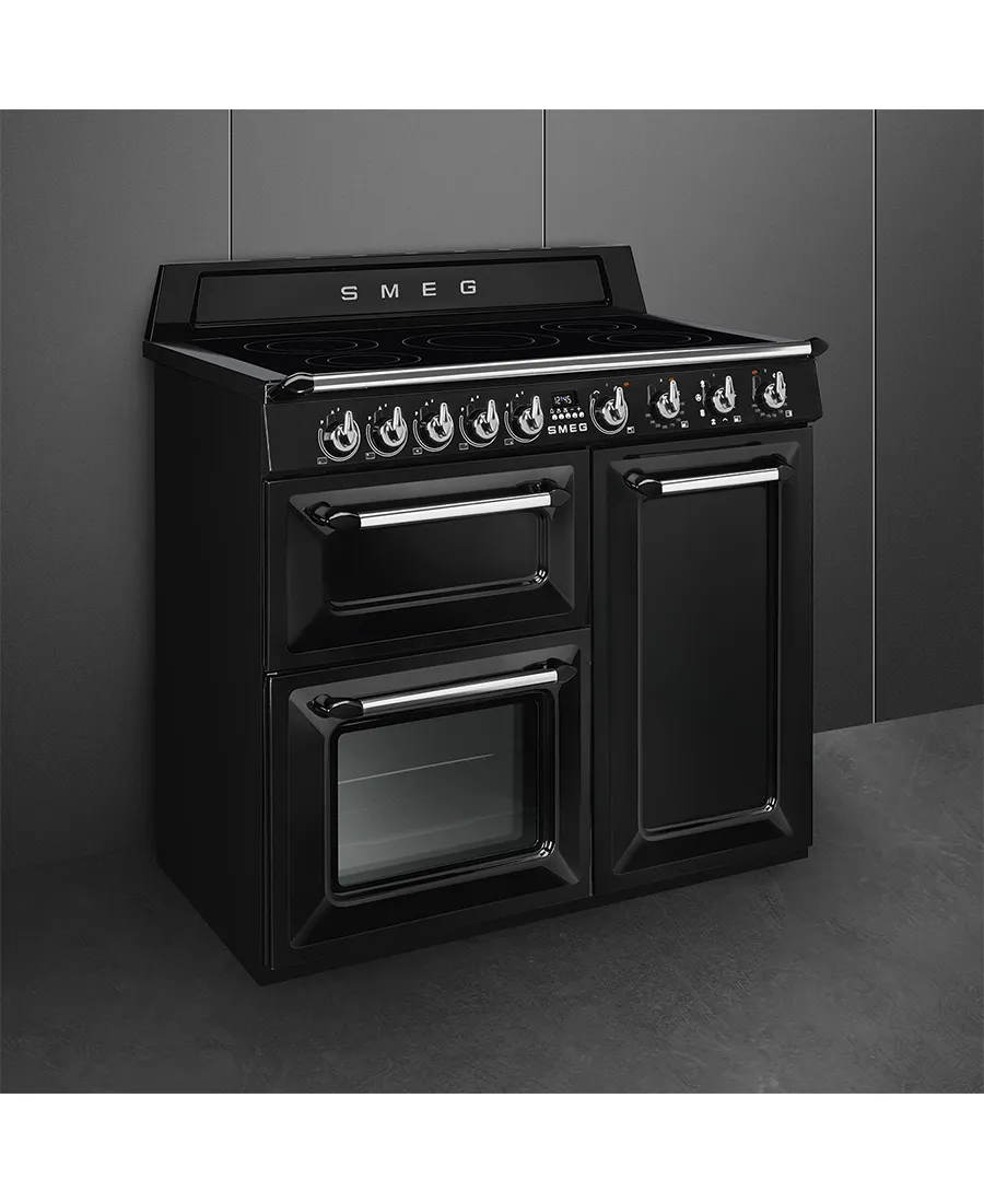100cm Victoria Range Cooker with Induction Hob | Black