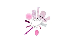 11 Piece Safety Keychain Set