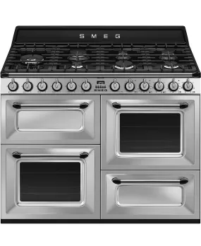 110cm Victoria Traditional Dual Fuel Range Cooker | Stainless Steel