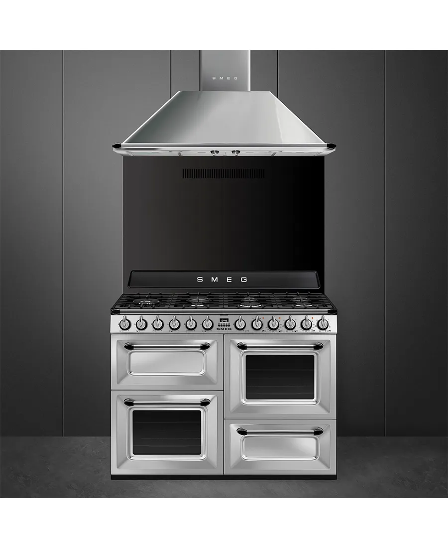 110cm Victoria Traditional Dual Fuel Range Cooker | Stainless Steel