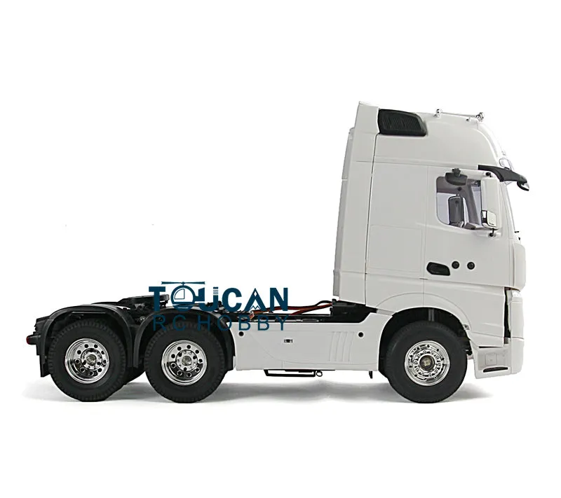 1/14 Scale 6*4 3Axles High Top RC Tractor Radio Controlled Trailer Truck Car KIT DIY Painted Hobby Model Motor