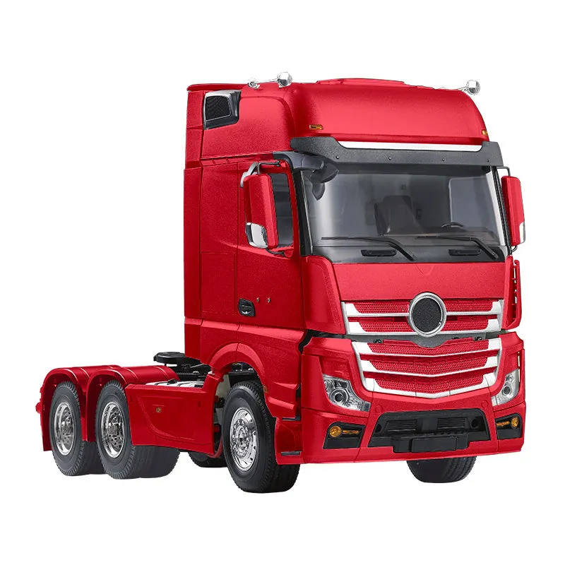 1/14 Scale 6*4 3Axles High Top RC Tractor Radio Controlled Trailer Truck Car KIT DIY Painted Hobby Model Motor