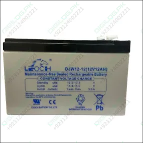 12V 12Ah Lead Acid Battery In Pakistan