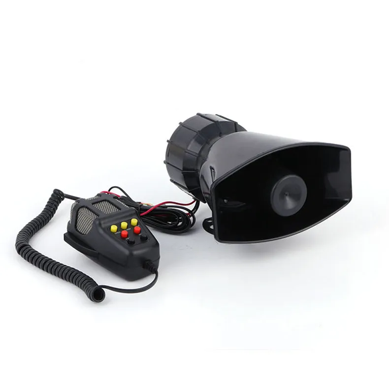 12V Car Alarm Horn Tone Sound Car Emergency Siren Car Siren Horn
