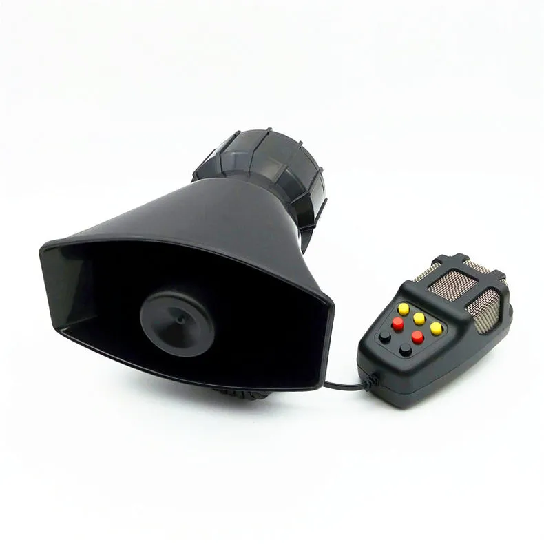 12V Car Alarm Horn Tone Sound Car Emergency Siren Car Siren Horn