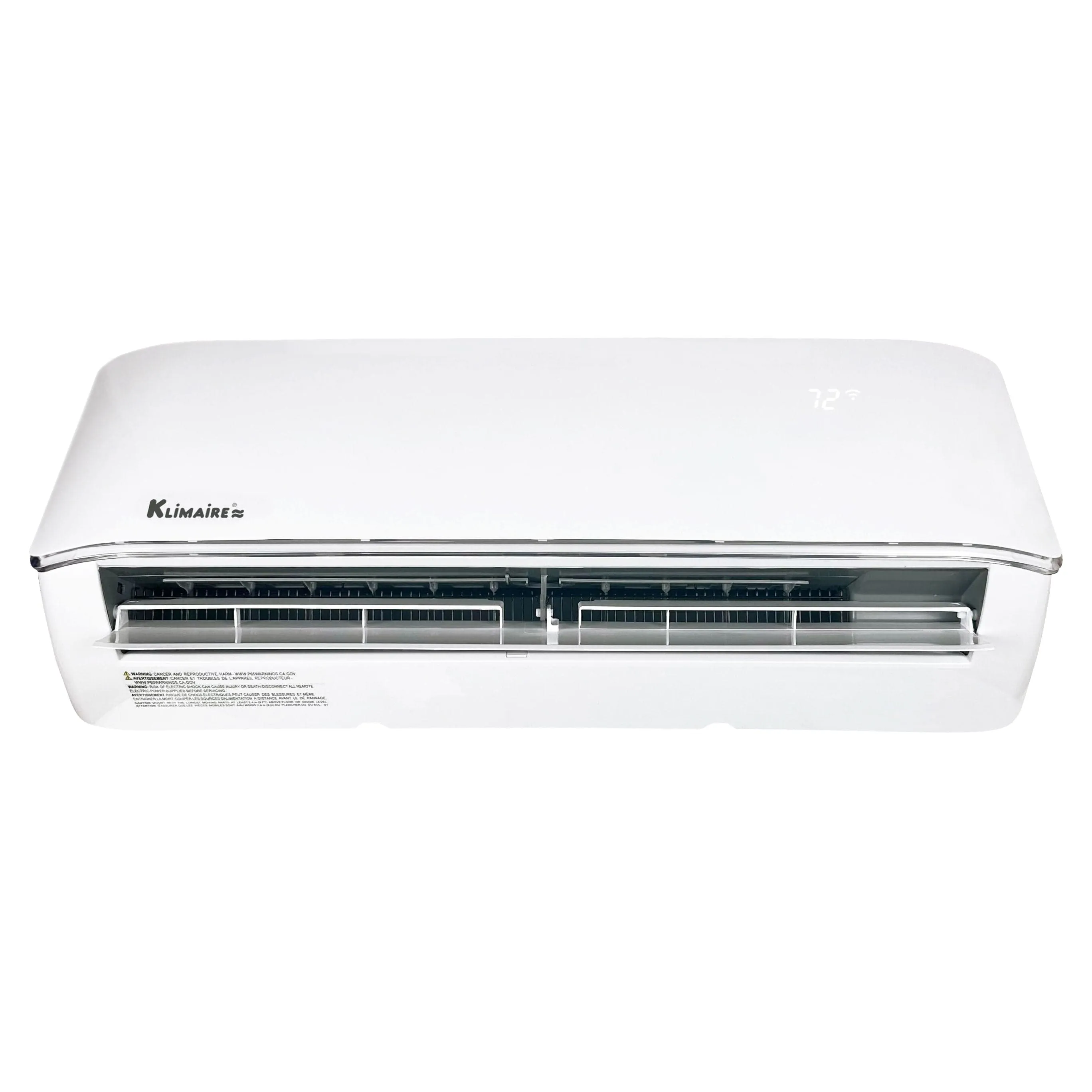 2-Zone Klimaire 21.1 SEER2 Multi Split Wall Mount Ceiling Cassette Air Conditioner Heat Pump System 18 24