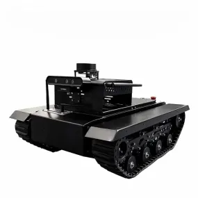 30kg Load TR500ROS RC Tank with Slam Navigation Radar Rubber Tracked Chassis 24V Brushless Motor ROS Robot for Jetson NANO Tank