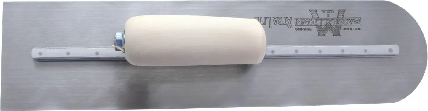 4" x 16" Single Round End Cement Trowel