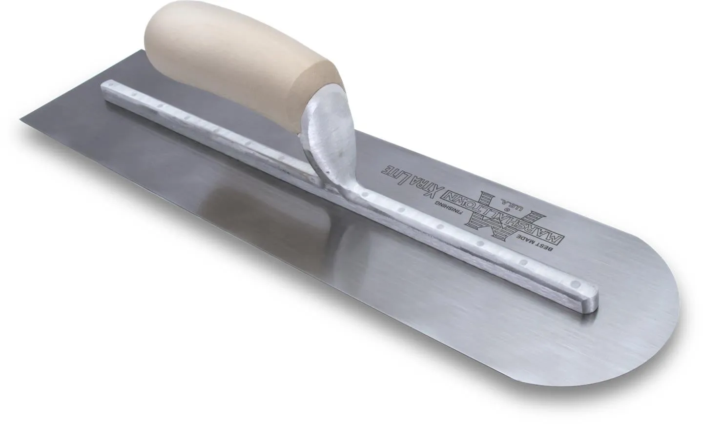 4" x 16" Single Round End Cement Trowel