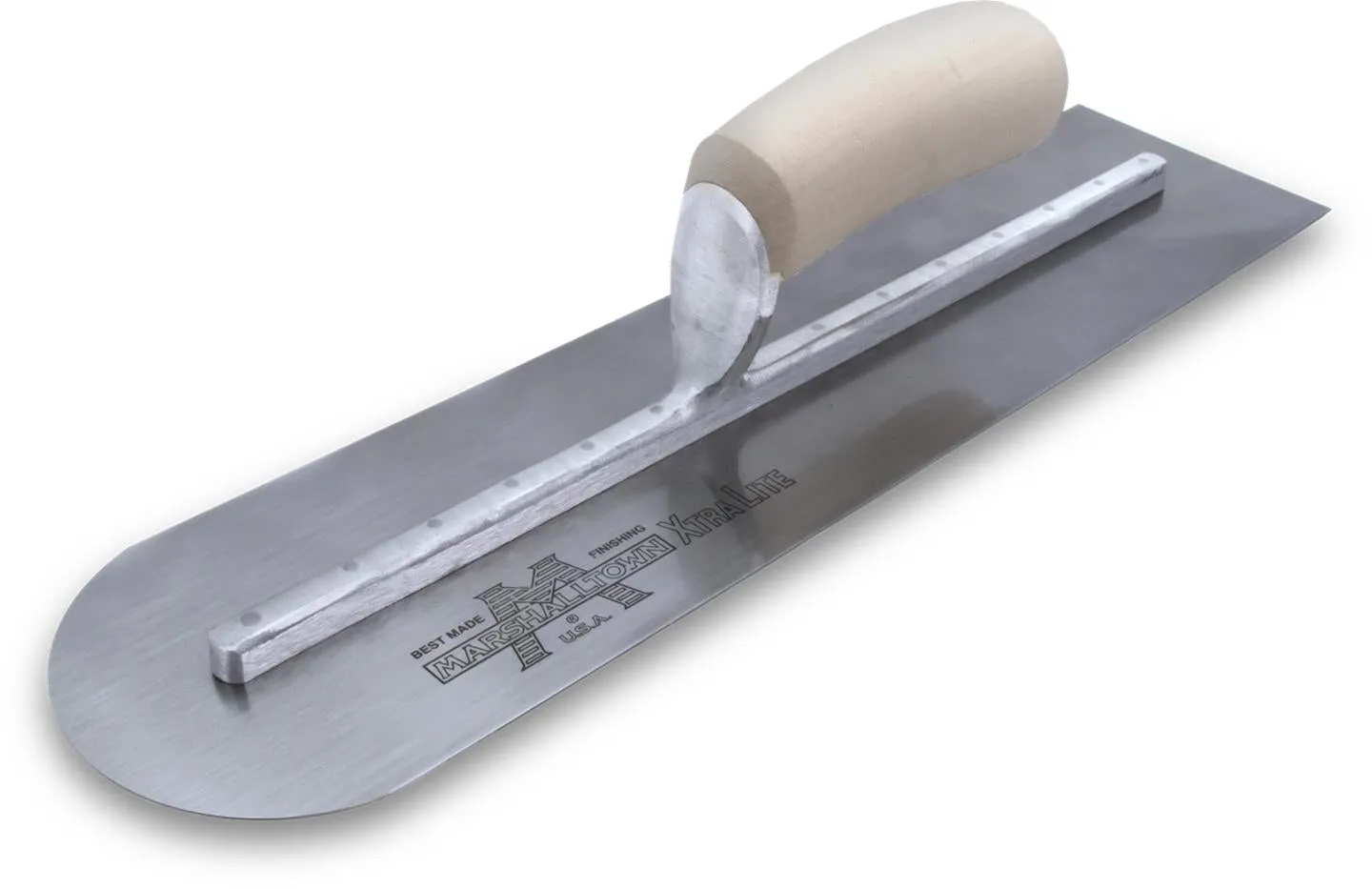 4" x 16" Single Round End Cement Trowel