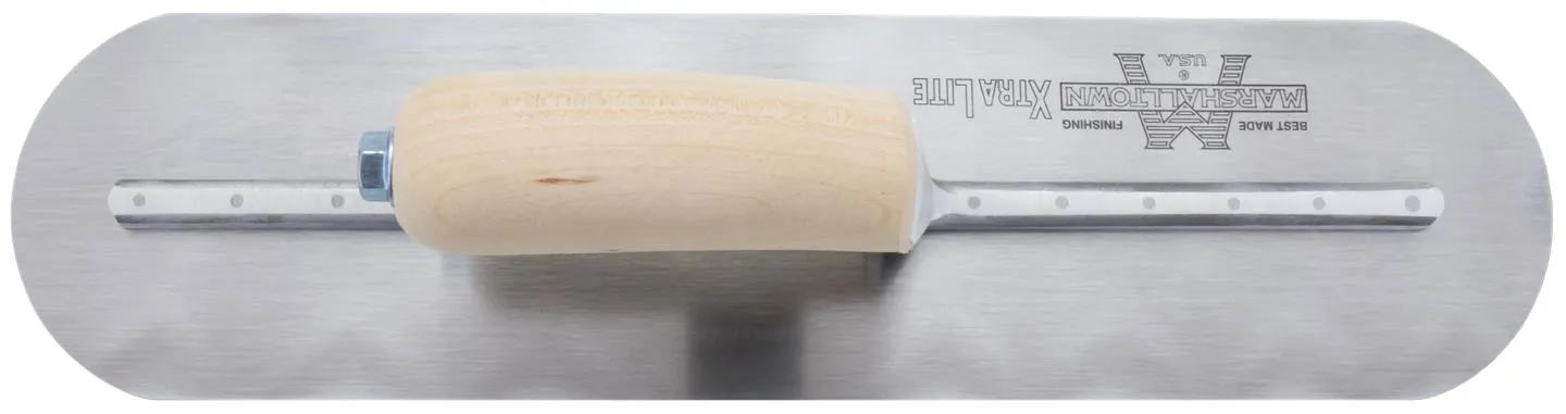4" x 20" Full Round Cement Trowel