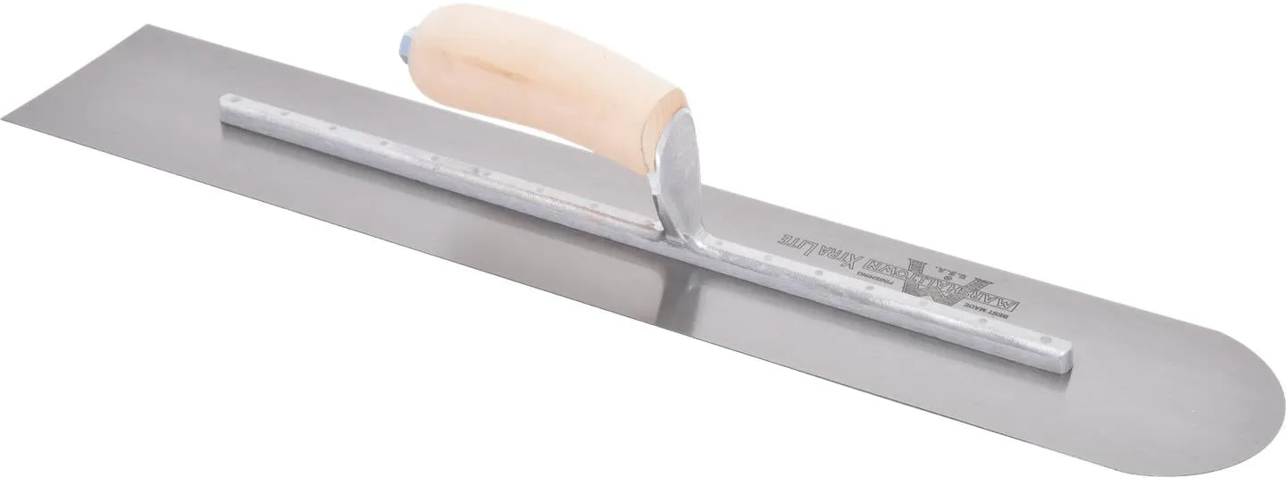 4" x 20" Single End Round Cement Trowel