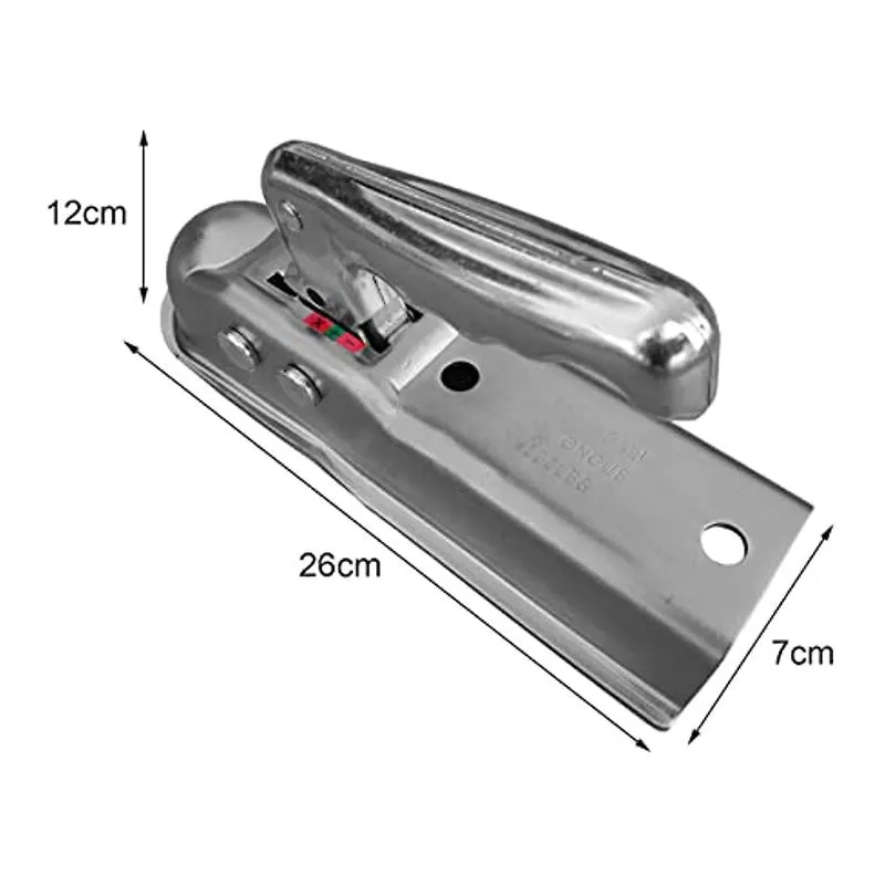 50Mm Cast Steel Heavy Duty Trailer Tow Ball Hitch With Integral Lock Ay265-001
