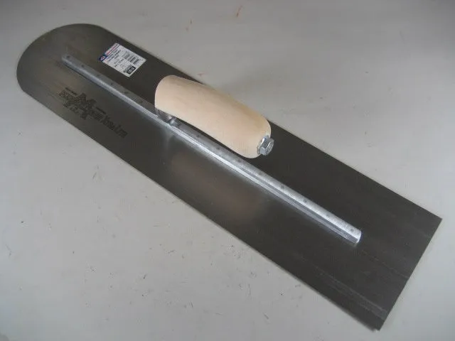 5" x 20" Single Round End Cement Trowel