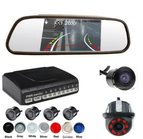5"Monitor 8 IR Dynamic trajectory Rear view