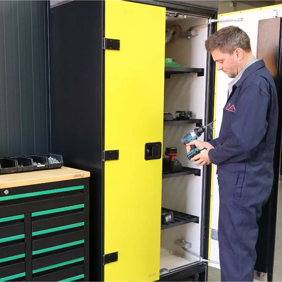 90-Minute Fire-Resistant Battery Charging Cabinet - LOXK2000 ADVANCE