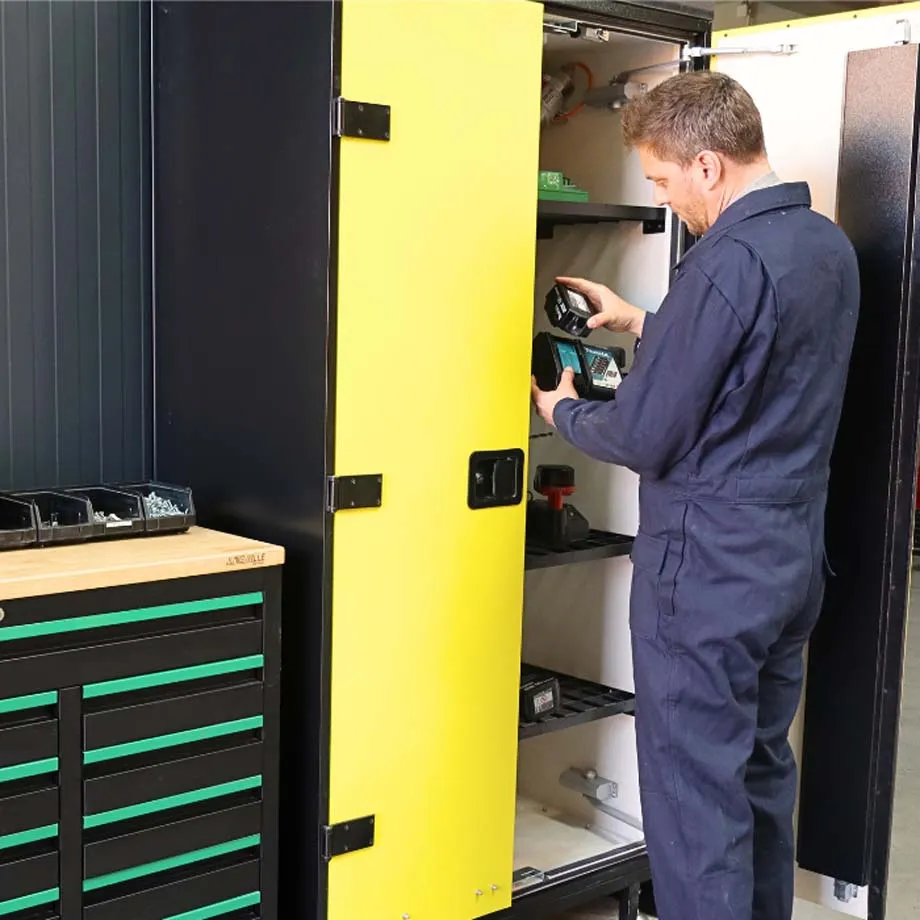 90-Minute Fire-Resistant Battery Charging Cabinet - LOXK2000 ADVANCE