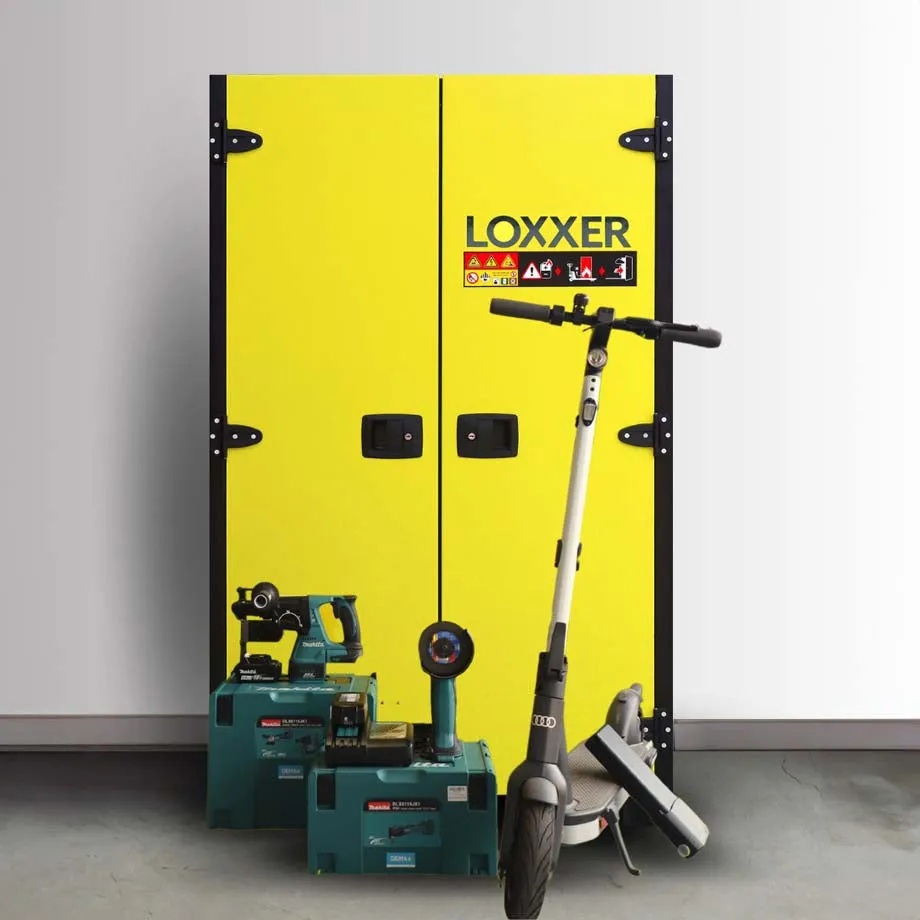 90-Minute Fire-Resistant Battery Charging Cabinet - LOXK2000 ADVANCE