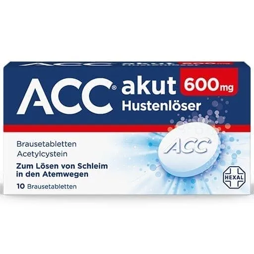 ACC acut 600 acetylcysteine effervescent tablets