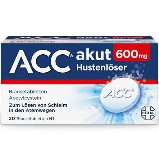 ACC acut 600 acetylcysteine effervescent tablets