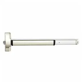 Accentra (Yale) 6100-P 630 Rim Exit Device Exit Only With Electric Latch Retraction, Wide Stile Rim Pullman Latch, 630 Stainless Steel Finish