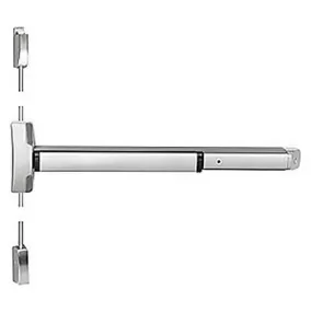 Accentra (Yale) 6170F-P-36 630 Surface Vertical Rod Exit Device Fire Rated Electric Latch Retraction, 630 Stainless Steel Finish, Exit Only Trim Sold Separately