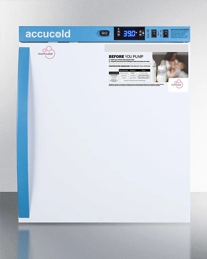 Accucold 1 Cu.Ft. Countertop MOMCUBE™ Breast Milk Refrigerator - MLRS1MC