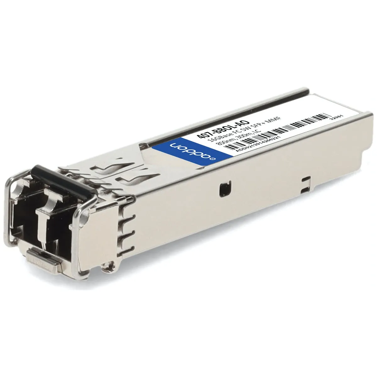 AddOn 2-Pack of Dell 407-BBOL Compatible TAA Compliant 16GBase-SW Fibre Channel SFP  Transceiver (MMF, 850nm, 300m, LC) 407-BBOL-AO