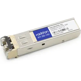 AddOn ADVA 61004009 Compatible TAA Compliant 1000Base-LX SFP Transceiver (SMF, 1310nm, 10km, LC, Rugged) 0061004009-AO