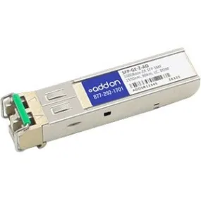 Addon Cisco Sfp-Ge-Z Compatible Taa Compliant 1000Base-Zx Sfp Transceiver (Smf, 1550Nm, 80Km, Lc, Dom)