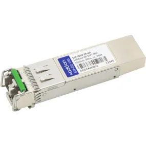 AddOn MRV SFP-10GD-ZR Compatible TAA Compliant 10GBase-ZR SFP  Transceiver (SMF, 1550nm, 80km, LC, DOM) SFP-10GD-ZR-AO