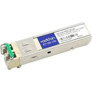 Addon Msa And Taa Compliant 1000Base-Dwdm 100Ghz Sfp Transceiver (Smf, 1544.53Nm, 80Km, Lc, Dom)