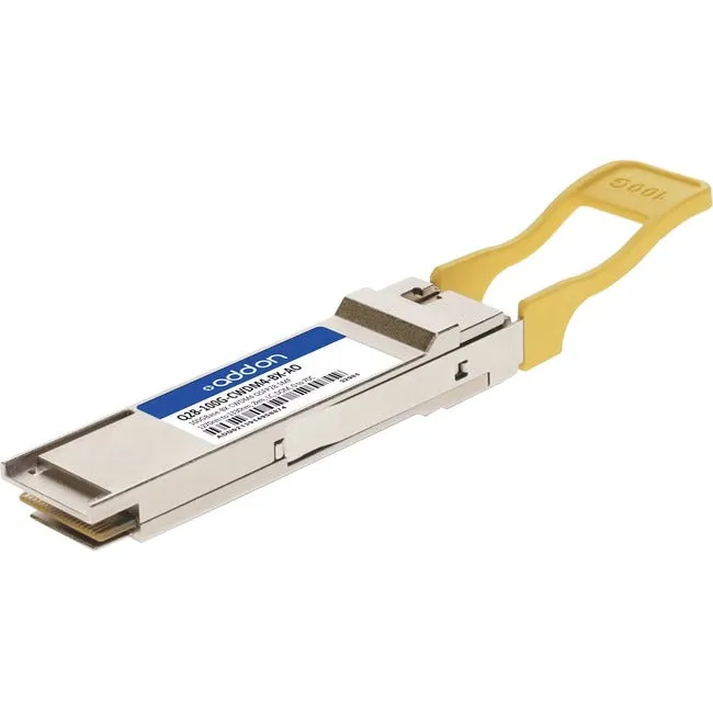 Addon Msa And Taa Compliant 100Gbase-Bx Cwdm4 Qsfp28 Transceiver (Smf, 1270Nm To