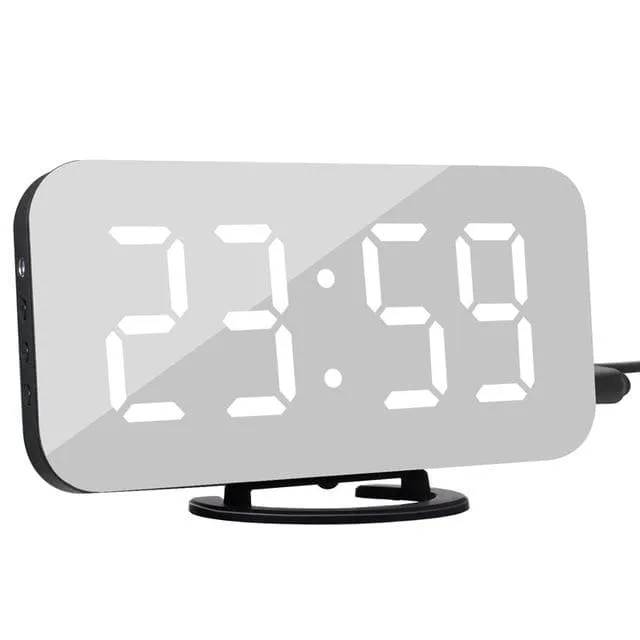 Aesthetic Mirror Alarm Clock