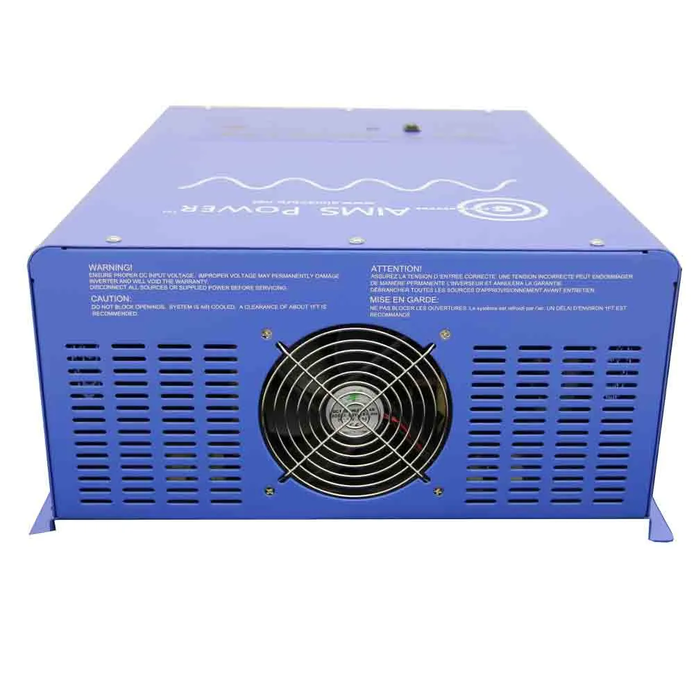 AIMS 4,000 Watt Pure Sine Inverter Charger 24Vdc to 120/240Vac Output Listed To UL & CSA | PICOGLF4024240SUL