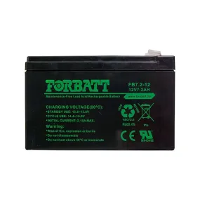 Alarm & Gate Battery 12V 7.2AH - Lead Acid
