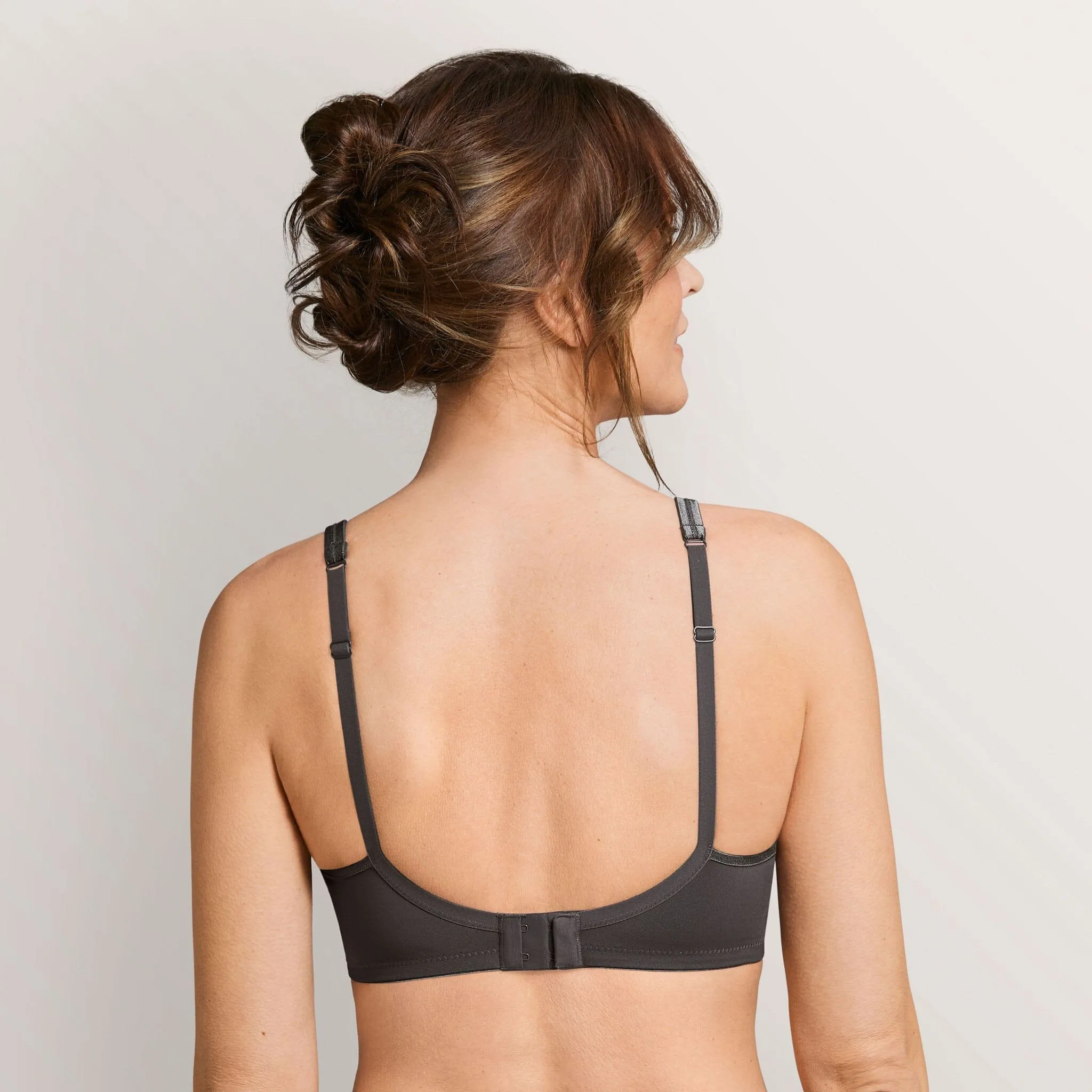 Amoena® Mara T-Shirt Especially for You Bra Dark Grey/Bilateral