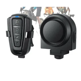 ANTUSI Wireless Bicycle Vibration Alarm USB Charging Motorcycle Bike Alarm Remote Control Anti-theft Bike Detector Alarm System