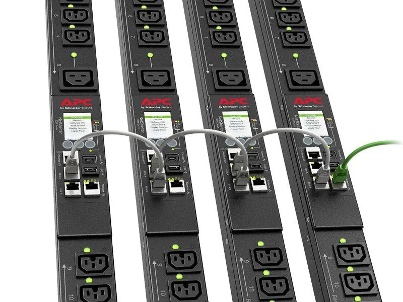 APC Rack PDU 9000 Switched | ZeroU | 16A | 230V | (21) C13 & (3) C19 | IEC309 Cord (APDU9959EU3)