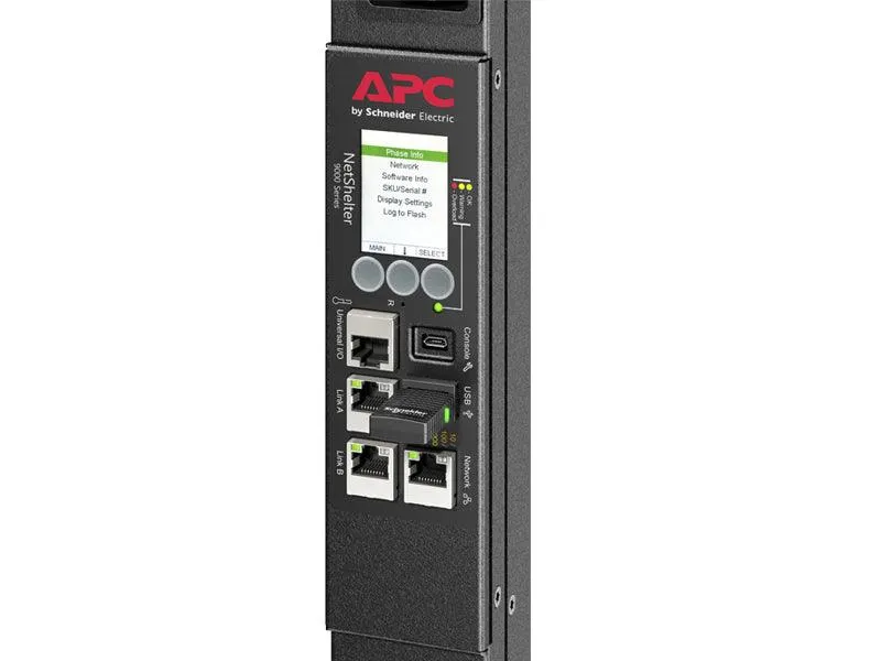 APC Rack PDU 9000 Switched | ZeroU | 16A | 230V | (21) C13 & (3) C19 | IEC309 Cord (APDU9959EU3)