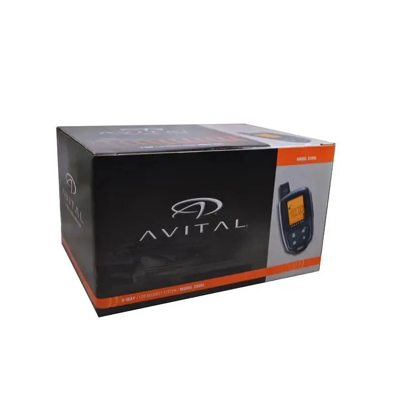Avital 3305L 2-Way Car Security System Alarm Responder with LCD Remote