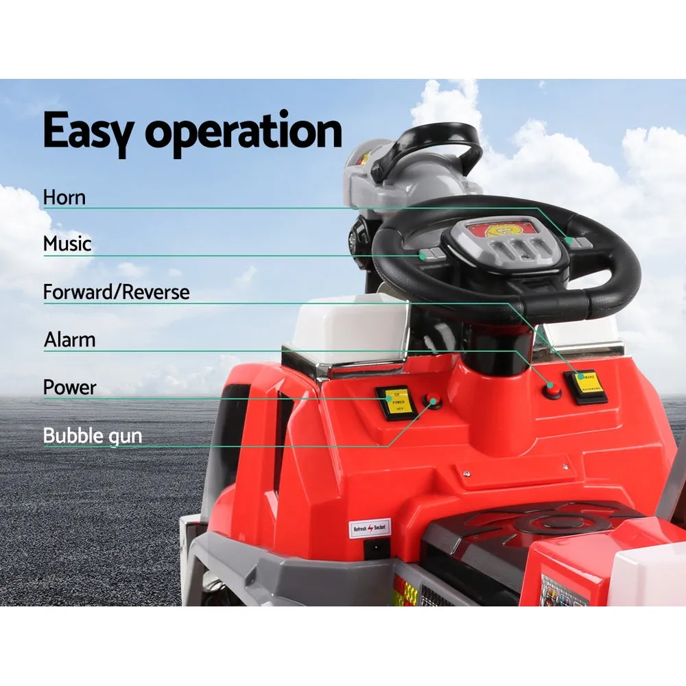 Best Kids Ride On Fire Truck, Electric Cars for Children in Australia on Red & Grey