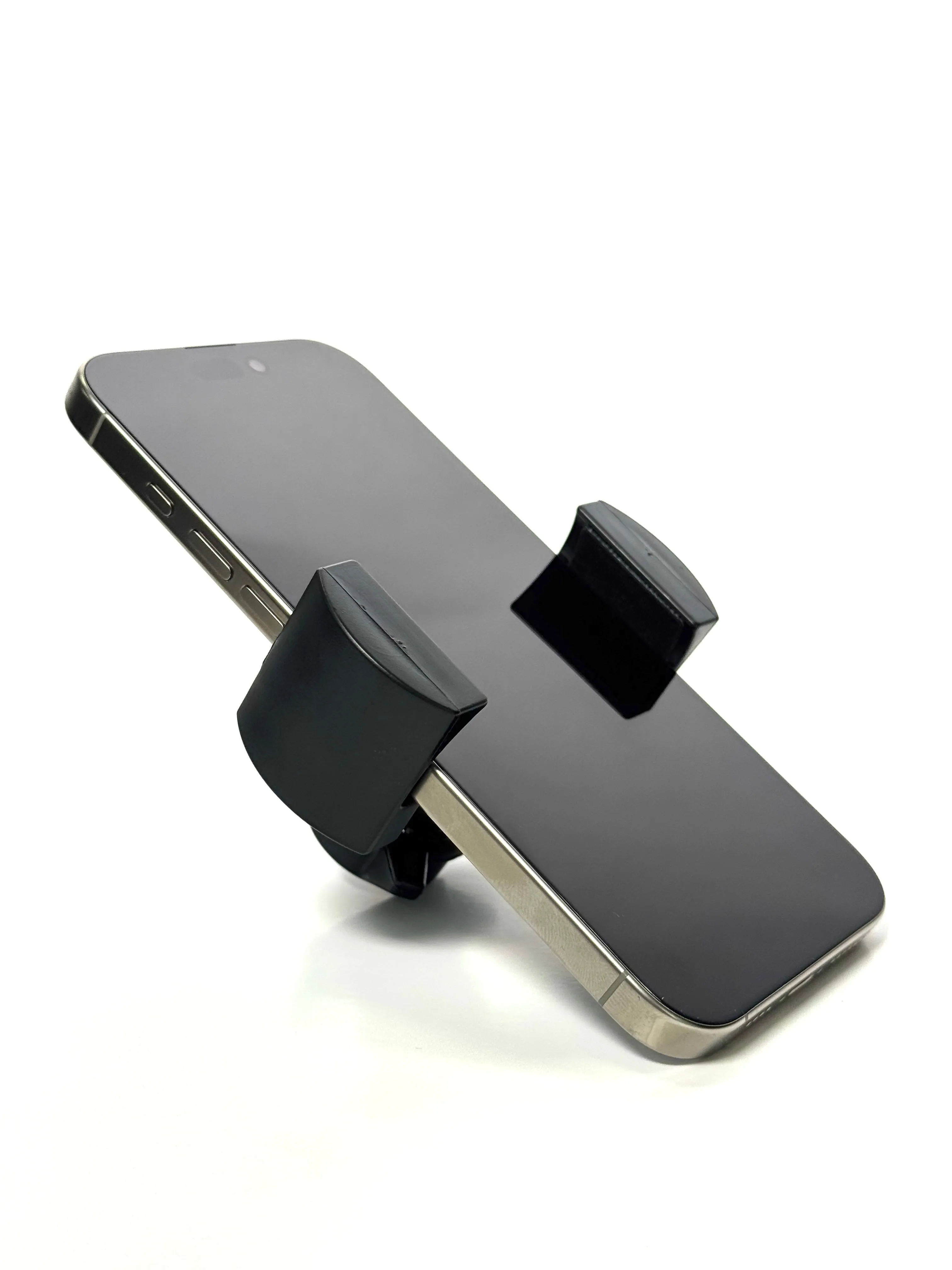 Biker Gripper Cell Phone Handlebar Universal Bar Mount in Black or Chrome-Harley or Metric-STREET-ADVENTURE-DIRT