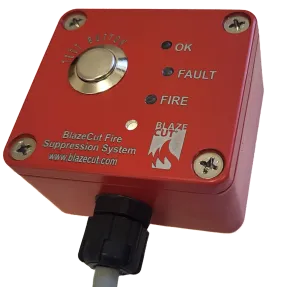 Blazecut Alarm Panel AAP400 kit with a test button for T and C Series KAAP400