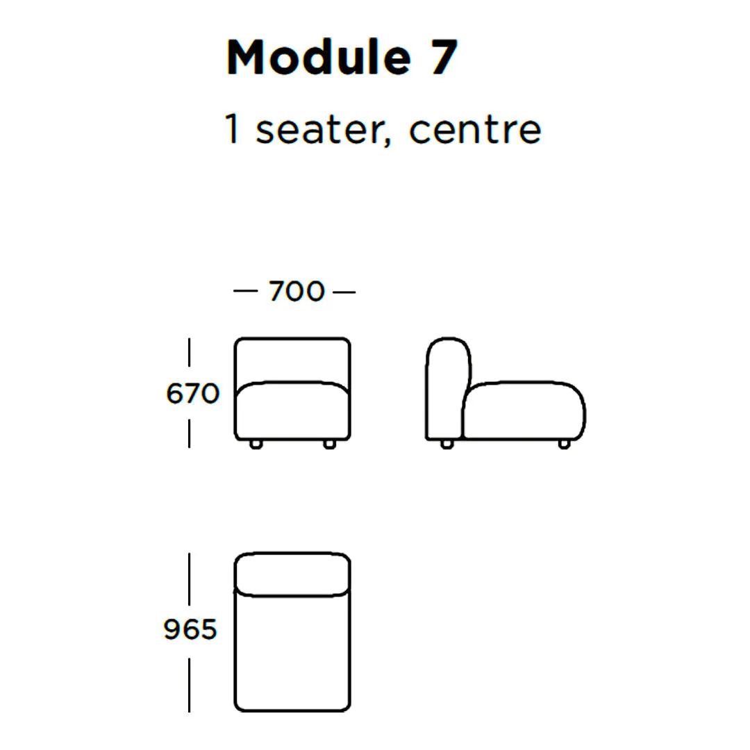 Boketto Modular Sofa (Modules 1-8)