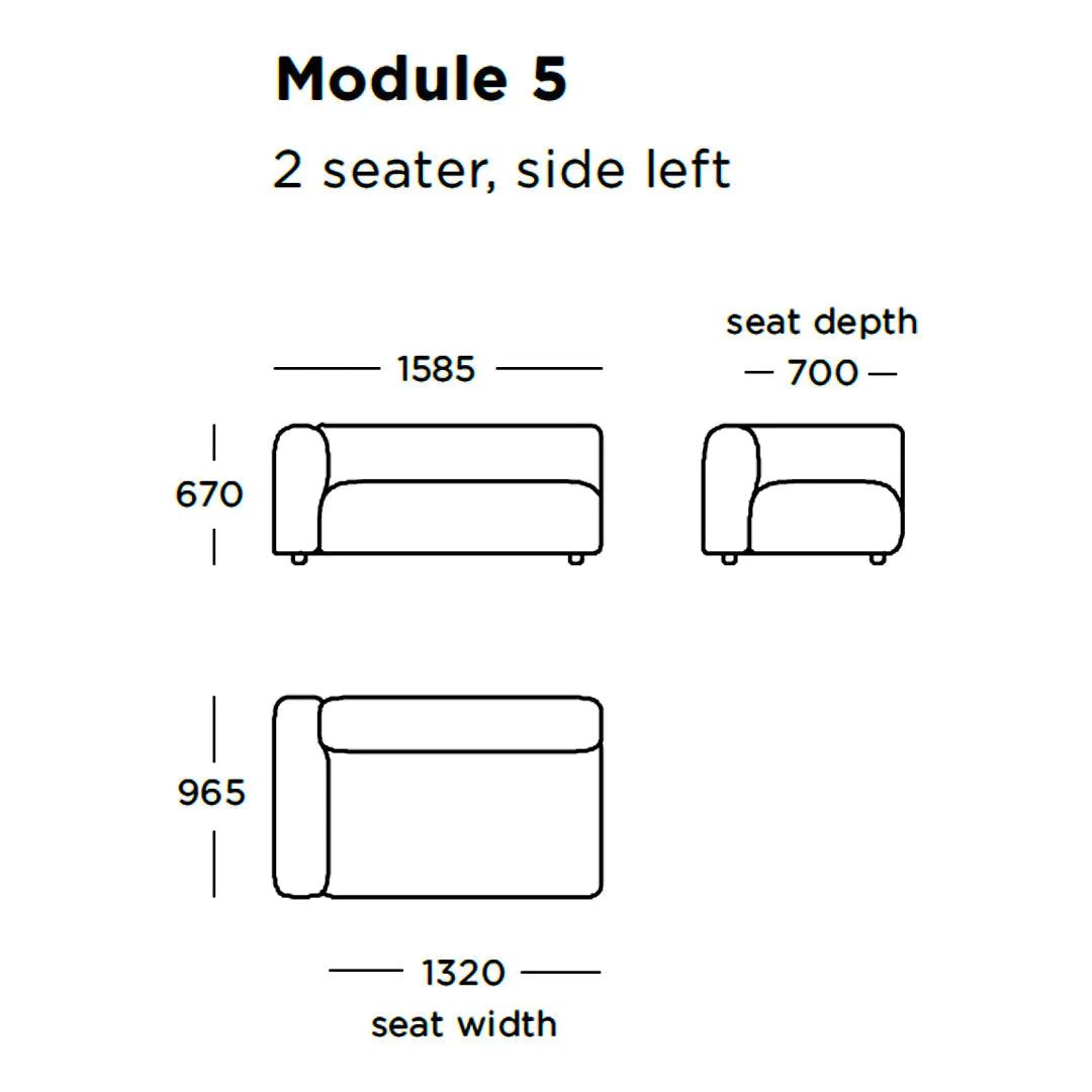 Boketto Modular Sofa (Modules 1-8)