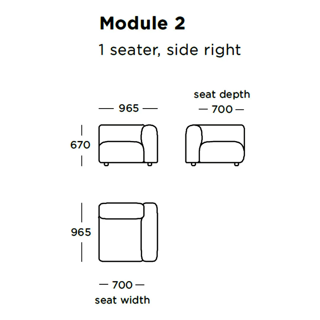 Boketto Modular Sofa (Modules 1-8)