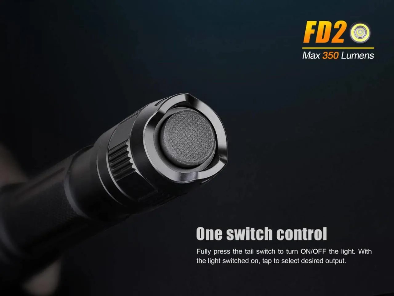 Brand New FD20 350 Lumens CREE LED Flashlight powered by 2X AA batteries